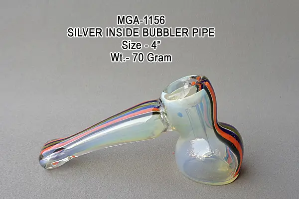 Silver Inside Bubbler